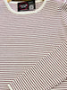 Bexley Pinstripe Lightweight Sweater - Ivory/Wine