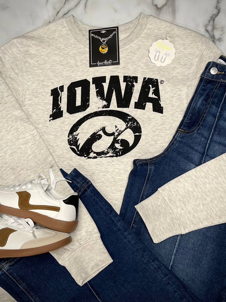 Iowa Pendant Comfy Crewneck