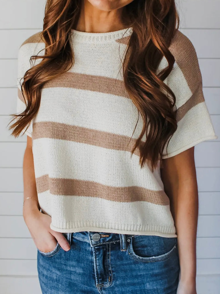 Max Dropped Sleeve Sweater Tee