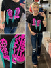 Sequins N Tassles Boots Tee