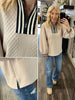 Lauren Zip Accent Top