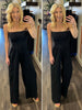 Raven Strapless Wide-Leg Jumpsuit