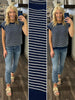Lacie Navy Striped Sweater