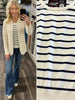 Lori Striped Tank - Navy