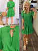 Robin Emerald Ruffle Dress
