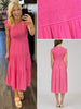 Lynn Pink Midi Dress