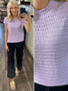 Cora Lilac Sweater Top