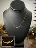 Alexa Knotted Bar Necklace - Gold