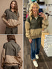 Maddie Color Block Windbreaker - Sage
