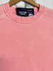 Riley Ribbed Accent Pullover - Mineral Washed Blush
