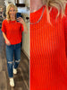 Tonya Tomato Red Sweater