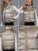 Matilda Puffer Vest - Golden Taupe
