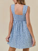 Valerie Floral Denim Dress