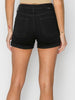 Kiera High Rise Black Shorts