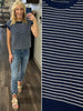 Lacie Navy Striped Sweater