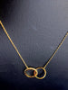 Shellie Linked Circle Necklace - Gold