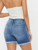 Mandie Mid-Rise Button Shorts