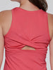 Mya Twist - Back Tank -  Pink