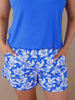 Julia Blue Floral Shorts