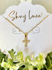 Meredith Dainty Cross Necklace