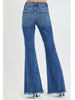 Jaymee Mid-Rise Flare with Seam Detail