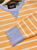 River Lavender Trimmed Striped Sweater