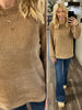 Kinsley Chenille Waffle Knit Sweater - Camel