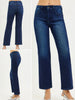 Laura Mid-Rise Ankle Straight Denim