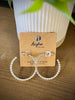 Rae Hoops - Silver