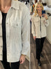 Jolene Corduroy Shacket - Cream