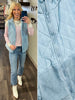 Lettie Quilted Fleece Vest - Denim