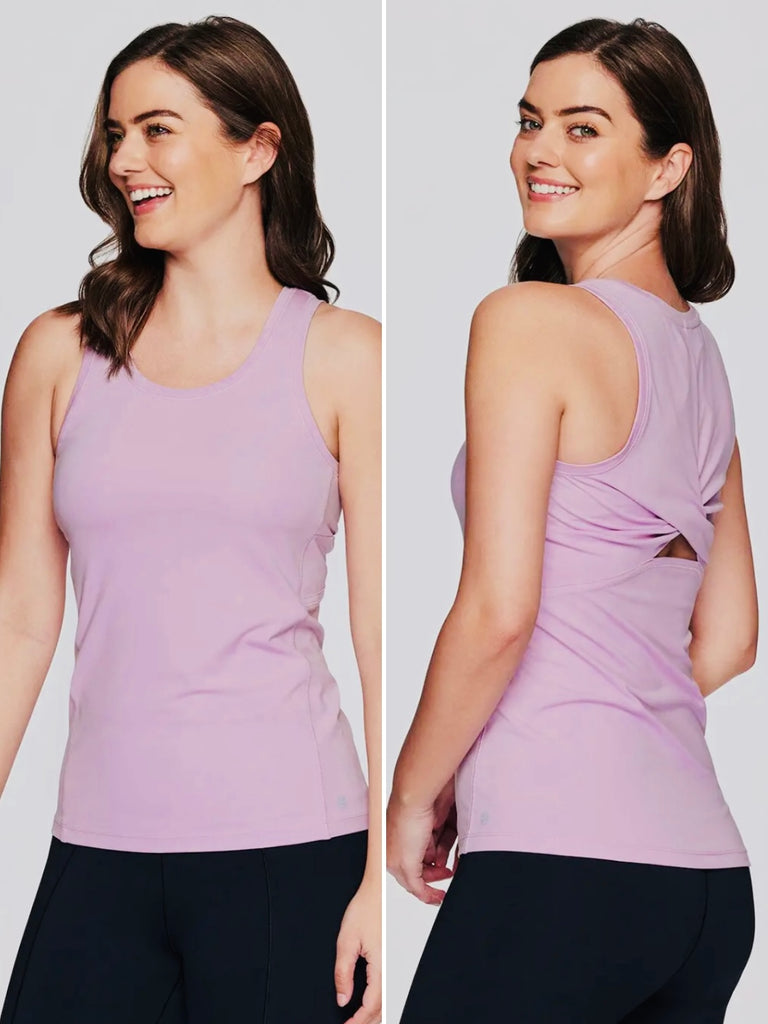 Mya Twist - Back Tank - Lilac