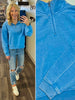 Keri So-Soft 1/4 Zip Sweatshirt - Blue