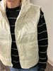 Matilda Puffer Vest - Pearl