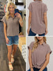 Joy Essential Button-Up - Mocha