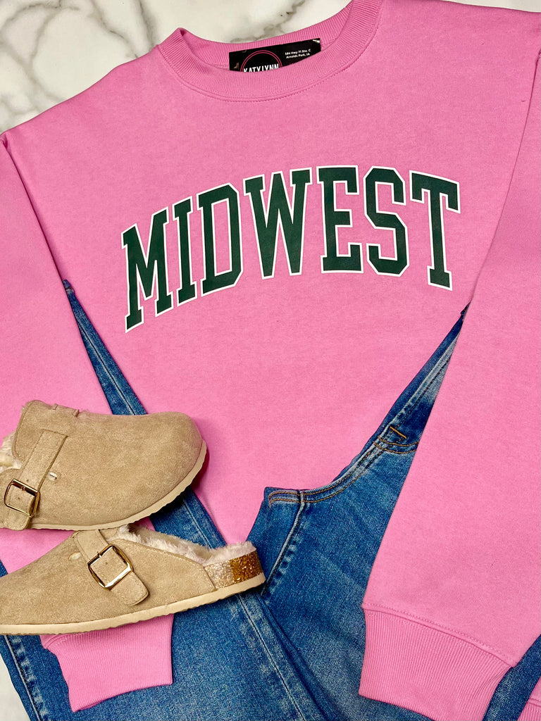 Midwest So-Soft Crewneck - Pink