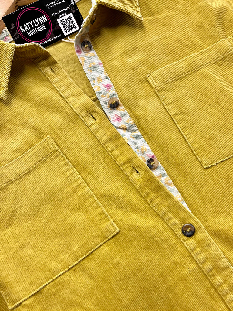 Bailey Light Corduroy Button-Up
