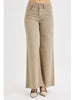 Brenna High-Rise Wide Leg Denim - Latte Shimmer