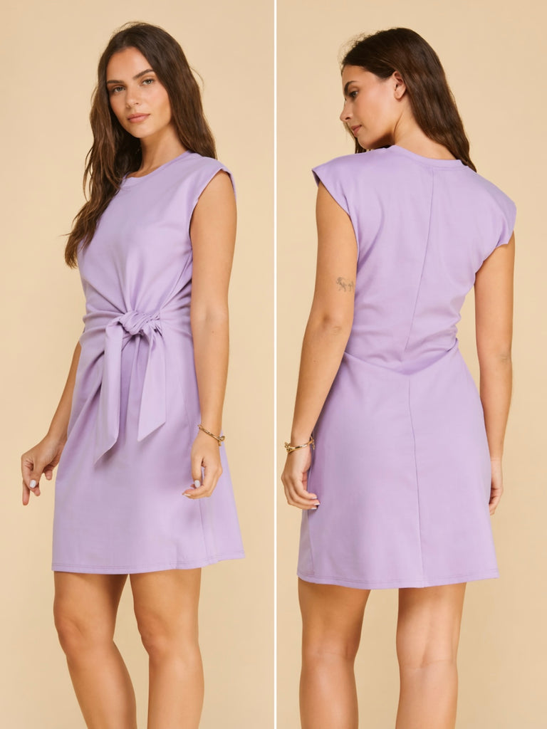 Mila Wrap Dress - Lilac