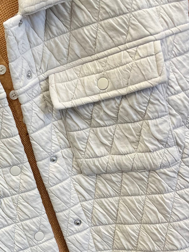 Nora Quilted Button Vest