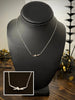Alexa Knotted Bar Necklace - Silver
