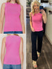 Cassie Pink Sweater Tank