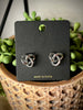 Tessa Knotted Stud Earring - Silver