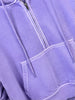 Morgan 1/2 Zip Hoodie - Lavender