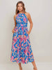 Ariana Floral Halter Dress