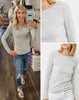 Ami Perfect Long Sleeve - H. Gray