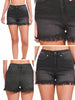Chantelle Charcoal Fringe Shorts