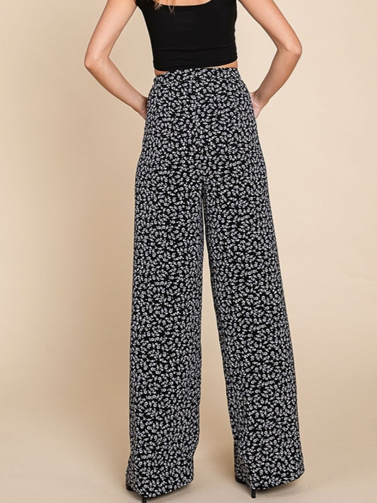 Paula Floral Flare Pants