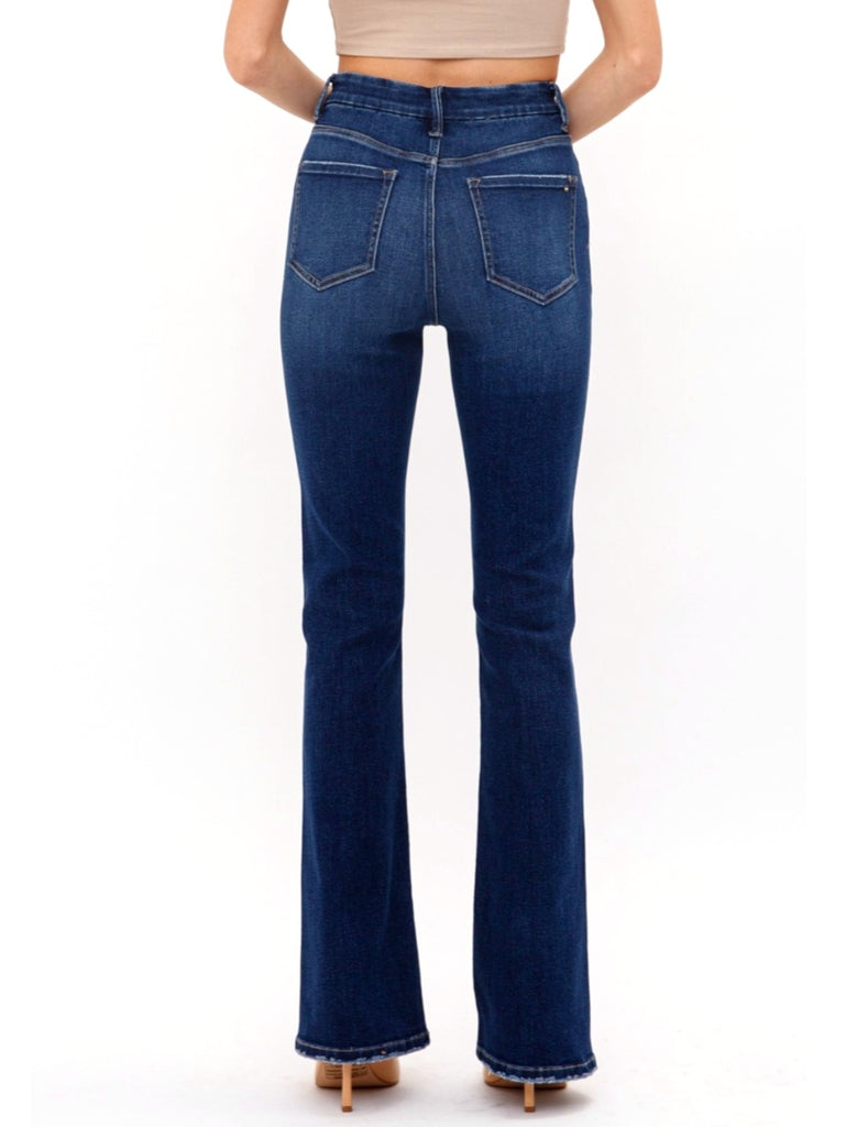 Quinn High-Rise Boot Cut Jeans