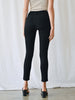 Noir High Rise Ankle Skinny - Black